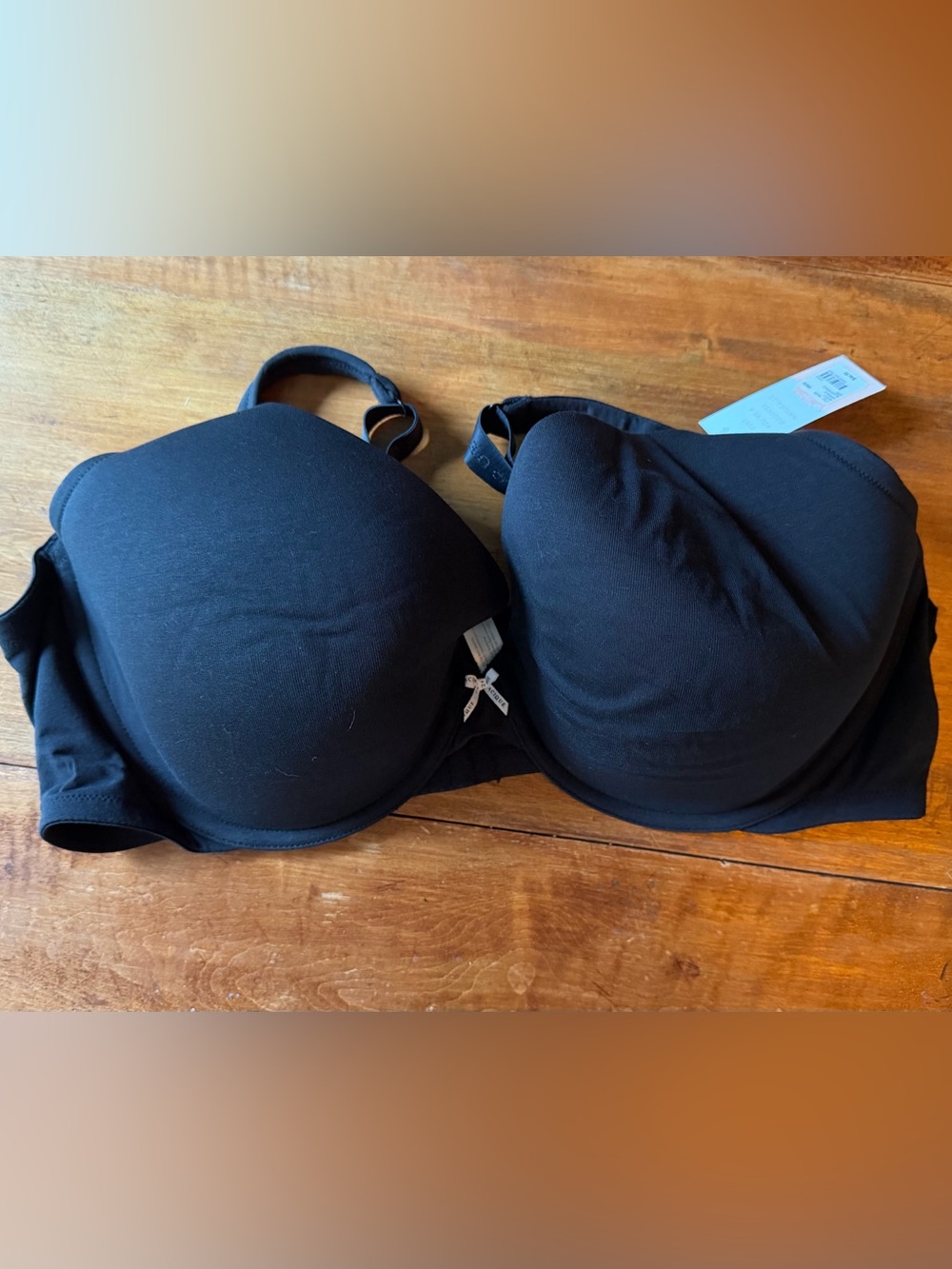 Cacique Boost Plunge Black Women’s Bra - 48DD NWT